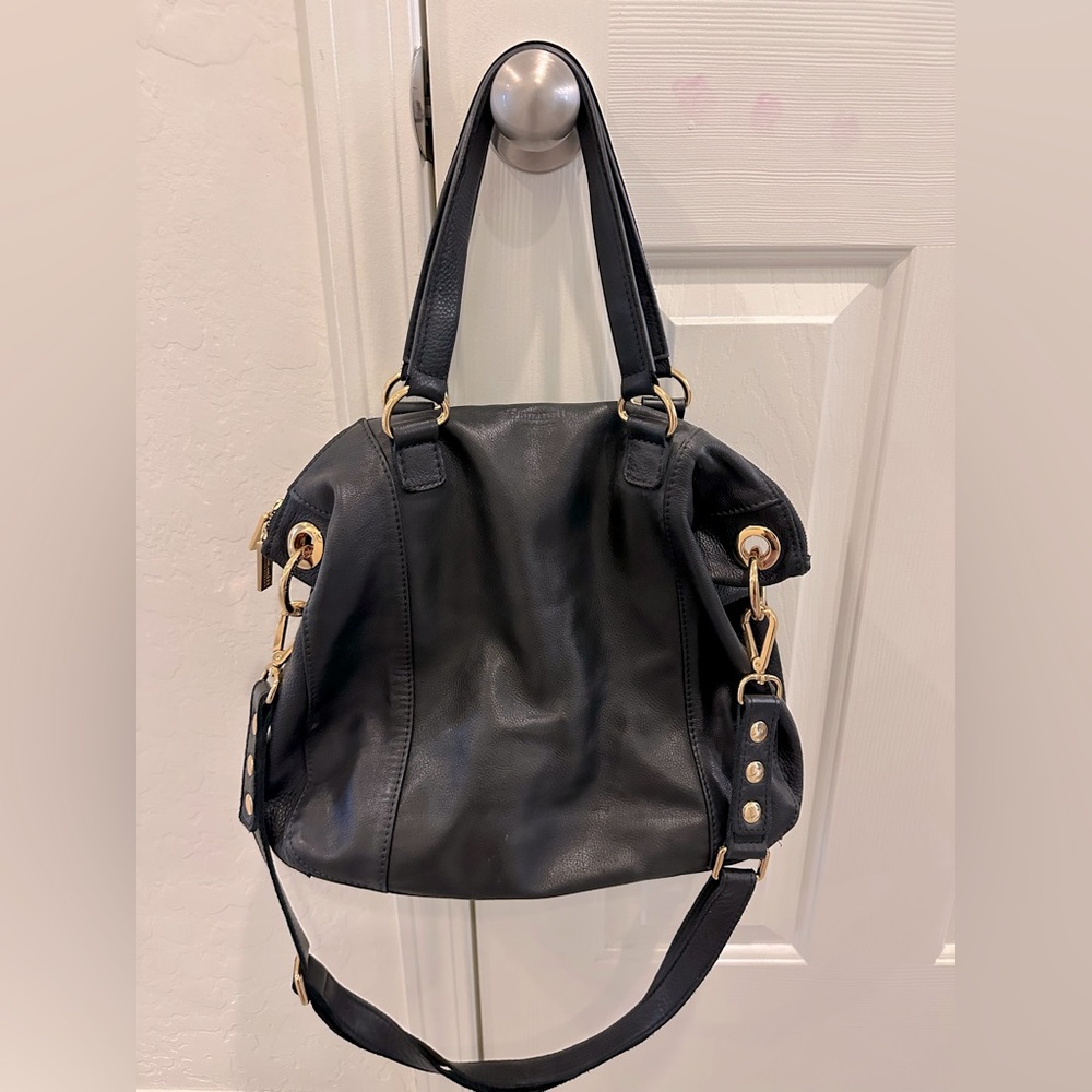 Hammitt black and gold handbag